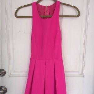 Hot Pink Skater Dress